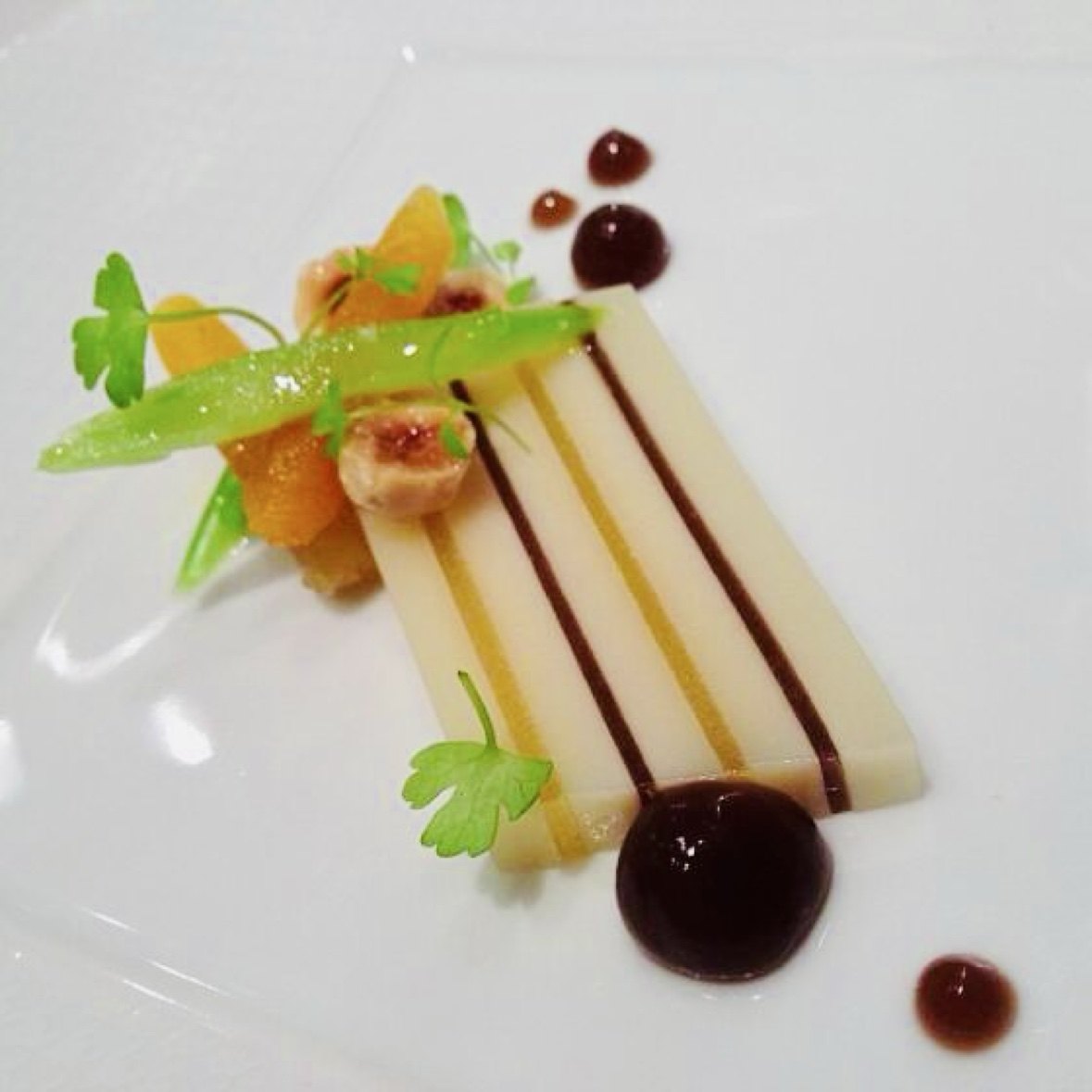 Root vegetable terrine with citrus